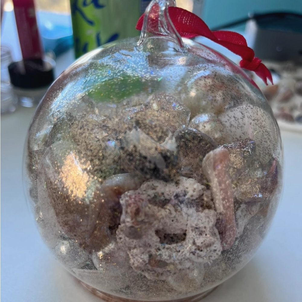 Malibu Handmade Shell Christmas Ornament